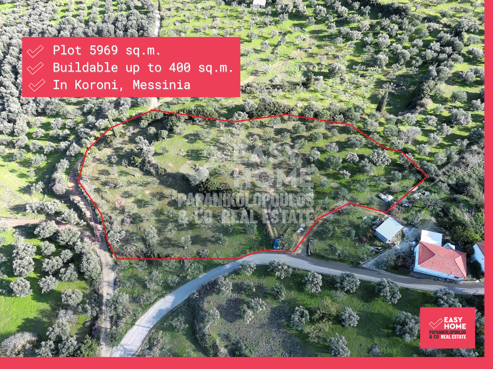 Οικόπεδο – 5963 τ.μ. – Άγιος Ισίδωρος – Κορώνη