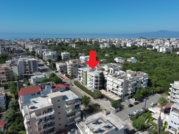 Αεροφωτογραφία τοποθεσίας νέου διαμερίσματος στην Καλαμάτα