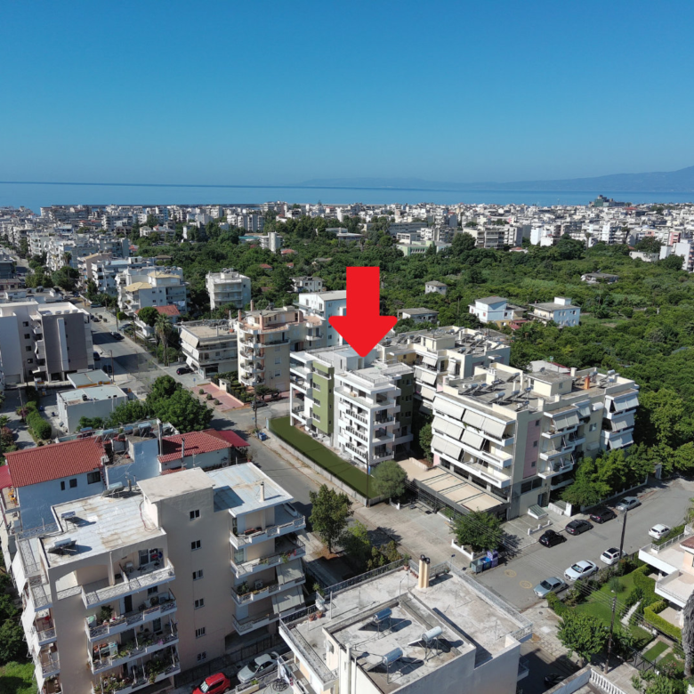 Αεροφωτογραφία τοποθεσίας νέου διαμερίσματος στην Καλαμάτα