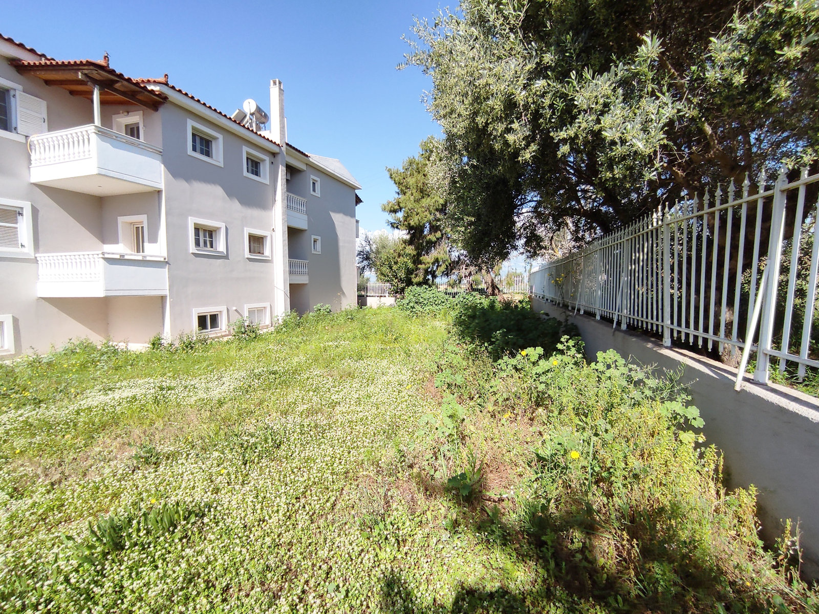 garden-side-view-two-residence-building-id1717261.jpg Πλαϊνή θέα κήπου δύο κατοικιών