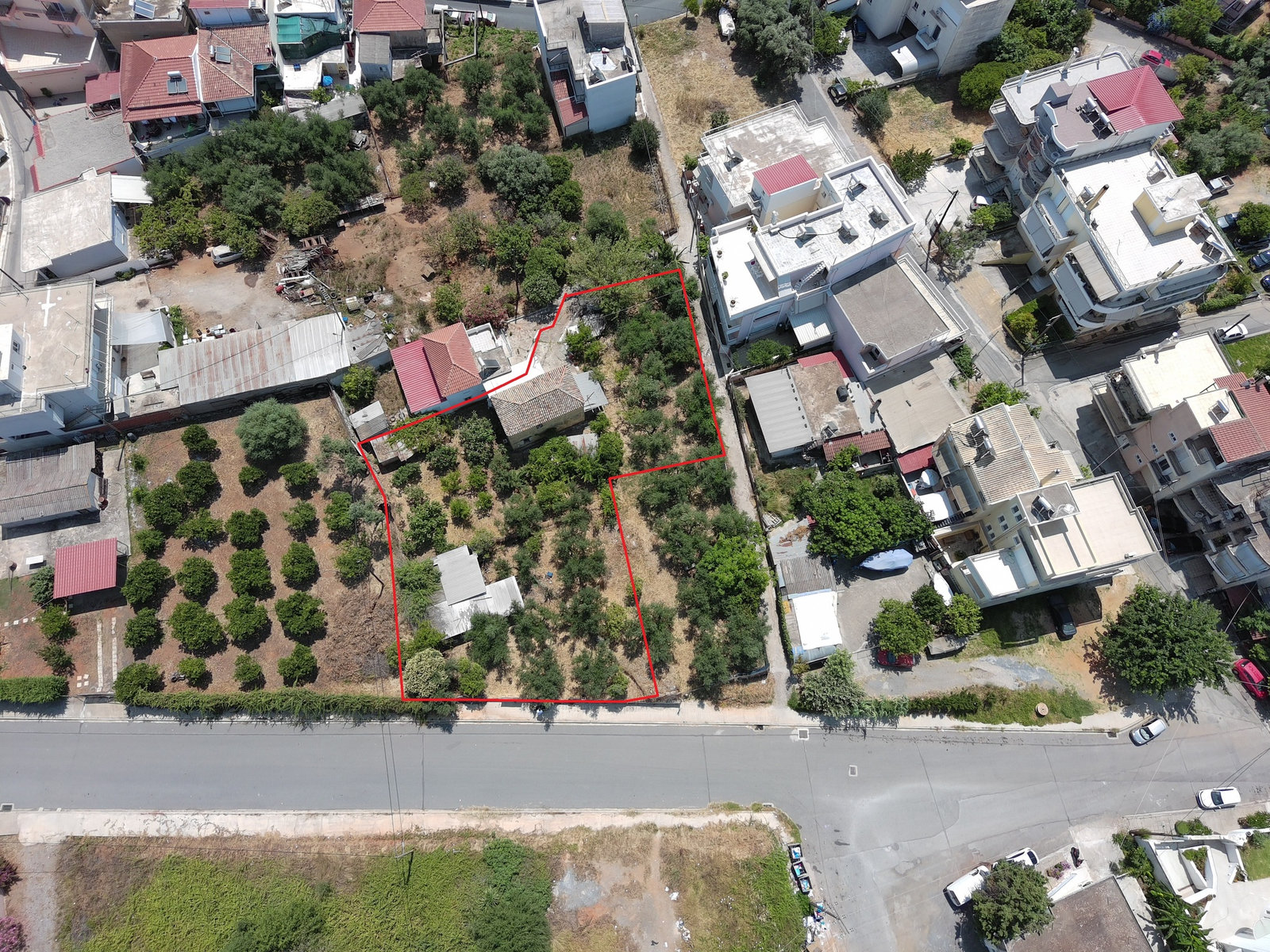 top-view-marked-plot-kalamata-id1674055.jpg Land Plot – 1005 m² – Center – Kalamata