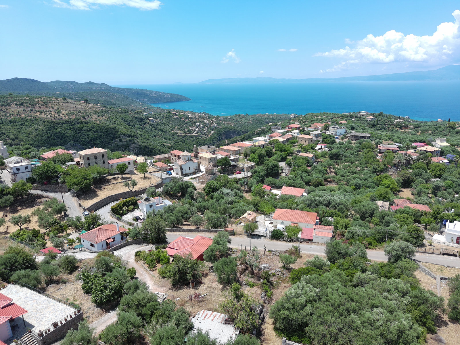 Πανόραμα θάλασσας από οικόπεδο στη Μεγάλη Μαντίνεια