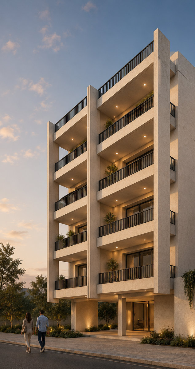 kalamata-modern-residence-exterior-rendering– 2668079 Διαμέρισμα – 41 τ.μ. – Κέντρο – Καλαμάτα